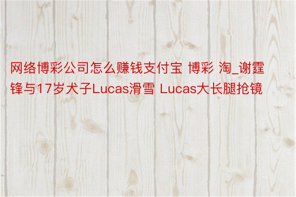网络博彩公司怎么赚钱支付宝 博彩 淘_谢霆锋与17岁犬子Lucas滑雪 Lucas大长腿抢镜